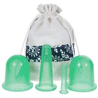 Eye and Face Vacuum Massage Cup Kit, Massage Therapy Cupping Set, Cupping Therapy Sets Silicone Professional, Anti Cellulite Cupping Therapy Set, Chinese Acupuncture Cupping Therapy Set Fda Approved