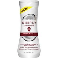 Simply Summer's Eve Cleansing Wash, Coconut Water, 12 Ounce (Pack of 3)