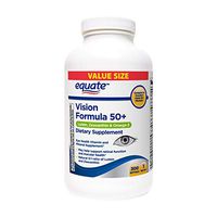 Equate Vision Formula 50+ Lutein, Zeaxanthin & Omega-3, 300 Softgels