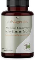 EcoNugenics Women’s Longevity Rhythms Gold - Nutritional Multivitamin Supplement and Hormone Balance for Post-Menopausal Women - Blend of 51 Herbs, Vitamins, Minerals and Antioxidants (240 Capsules)