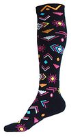 Compression Socks (1 pair) for Women & Men by A-Swift (Kaboom, L/XL)