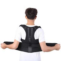 SPLY DTEM Abdominal Correction Belt, Anti-Posture Correction Posture Posture Posture Correction Clothing Back Alignment Buckliger Adult (Size: L) (Size : X-Large)