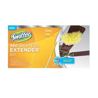 Swiffer 82074 360 Dusters, Plastic Handle Extends to 3 ft, 1 Handle & 3 Dusters/Kit