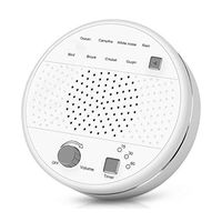 NO1seller Top White Noise Sound Machines for Sleep | Portable Relaxing Therapy Spa for Home, Office Privacy, Travel, Baby, Adults | 8 Soothing Nature Sounds, 2 Ways Power Supply, Auto-Off Timer