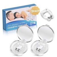 Anti Snoring Device,2 Pack Magnetic Soft Silicone Snore Nose Clip,Effective-Easy Stop Snore Solution Professional Snore Reducing Aid Help Ease Breathing Men and Women (2 PCS)