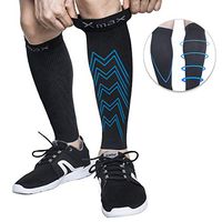Calf Compression Sleeve Men Women - Leg Instant Shin Support Pain Relief for Running Cycling Traveling