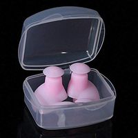 Jenny.Ben 2 Pairs of Soft earplugs Environmentally Friendly Silicone Waterproof and dustproof earplugs Water Sports Swimming Accessories PK