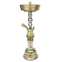 BuBu-Fu Hookah Set, Easy to Clean Single Single Shisha Hookah Complete Set Not Tilting Glass Material Hose Hookah Complete Set Multiple Arabian Hookah Complete Set,Styled