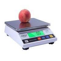 XGG Digital Kitchen Scales High Precision Food Weighing Scale with LCD Display Mini Commercial Electronic Scale Food Weighing High Precision 0.1g Count Industry Platform Scale (Size : 3kg/0.1g)