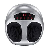 Foot Massager with Deep-Kneading, Multi-Level Settings, and Switchable Heat Charcoal Grey