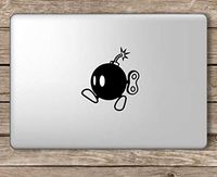 Mario Bomb Super Mario Brothers - Apple MacBook Laptop Vinyl Sticker Decal, Die Cut Vinyl Decal for Windows, Cars, Trucks, Tool Boxes, laptops, MacBook - virtually Any Hard, Smooth Surface