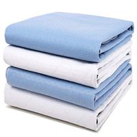 4 Pack Bed Pads for Incontinence Washable 34" x 36",Waterproof Bed Pads,Adult Washable Incontinence Bed Pads for Adults,Dog,Kids