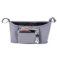 HNYG Wheelchair Bag with Removable Pocket, Universal Mobility Scooter Pouch, Durable Rollator and Walker Frame Storage Case, Wheelchair Bag (Grey)