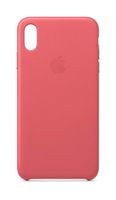 Apple Leather Case (for iPhone Xs Max) - Peony Pink
