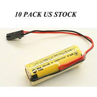 Replacement Battery 1770-XYC 1800mAh PLC Battery for PLC-5 1745-B1 1747-BA 1771 1756-BA2 US Stock (Pack of 10)