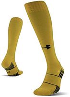 Under Armor Team Over The Calf Socks, 1-Pair, Steel Town Gold, Shoe Size: Mens 4-8, Womens 6-9