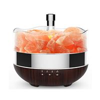 Wi-Fi Aroma Diffuser,Works with Alexa and APP,400ML Salt Lamp Air Prufier Essential Oil Diffuser,Cool Mist Humidifier 7-color LED Bedside Lamp