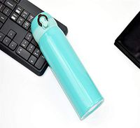 ZHENQ Stainless Steel Double-Layer Mug Travel Mug Water Thermos Vacuum Cup School Home Tea Coffee Beverage Bottle (Color : A)