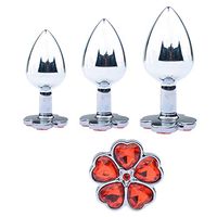 3Pcs Jewelry Amal Plug Butte Adult Six-Toy Amus Massage for Women Men Beginers