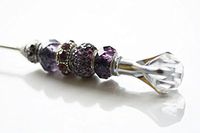 Purple Rhinestone Cigar Stick Cigar Poker Cigar Punch Holder