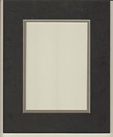 22x28 Black & Grey Double Picture Mats or Photography Matting Bevel Cut for 16x20 Pictures
