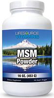 LifeSource Vitamins MSM Powder - 16 oz - Pure and Clean - 226 Servings - 2,000 mg Per Serving - Free Priority Shipping