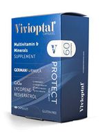 Vivioptal Protect for Men 60 Capsules - Multivitamin & Multimineral Supplement - CoQ10 & Resveratrol