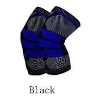 Topallnice Knee Brace Compression Sleeve, Elastic Knee Wraps Patella Stabilizer with Silicone Gel & Spring Support, Hinged Kneepads Knee Protector for Meniscus Tear Arthritis Running Men Women