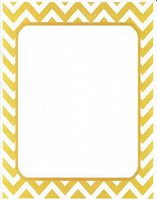 Gold Chevron Stationery Printer Paper 26 Sheets