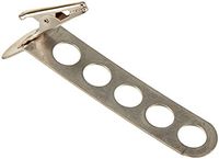 Sammons Preston Drinking Straw Holder, Attach Clamp to Side of Cup & Secure Position of Any Size Straw, Stainless Steel Retainer Holds Straws at Desired Angle, Reusable Pediatric & Adult Drinking Aid