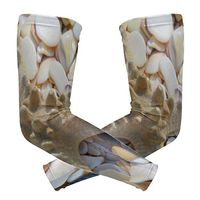 LEVEIS Starfish Shell Beach Arm Sleeves UV Protection for Men Women Sunblock Protective Gloves Running Golf Cycling Driving Long Arm Cover 1 Pair