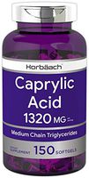 Caprylic Acid 1320 mg | 150 Softgel Capsules | from MCT Oil | Non-GMO, Gluten Free Supplement | by Horbaach