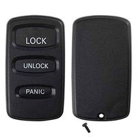 MJKEY Replacement 3 Buttons Keyless Entry Remote Car Key Case Shell Fob For Mitsubishi Lancer Outlander Eclipse Endeavor Galant Montero Sport Diamante