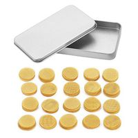 200 Pieces 100% Brass Pipe Screens, Brass Pipe Screen Filters with Metal Box (3/4 Inch)