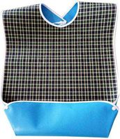 Adult Bibs Waterproof Apron,Waterproof Dining Bib for Men Women Washable Adult Bib Reusable Clothing Protector for Elderly, Seniors and Disabled