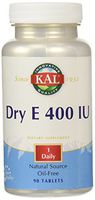 KAL Vitamin E Dry 400 IU Tablets, 90 Count