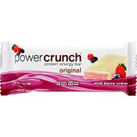 Power Crunch High Protein Energy Snack 1.4-Ounce Protein Bars (20 Wild Berry Creme)