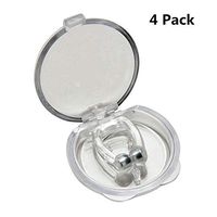 4 Pcs Snoring Solution, Silicone Magnetic Anti Snore Nose Clip, Professional Sleeping Aid Relieve Snore,Anti Snoring Devices, Internal Nasal Dilator,Nose Snore Device