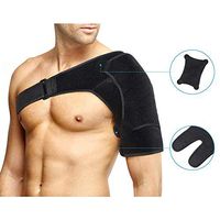 Shoulder Brace Supprot for Compression Sleeve with Pressure Pad, Protect and Pain Relief for Shoulder Joint Dislocated Bursitis Torn Rotator Cuff Ac Joint Sprain Tendinitis Labrum Tear L/XL