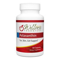 Astaxanthin 6mg 90 caps AstaReal for Eyes, Skin, Immunity - USA Grown Natural Astaxanthin, Non-GMO