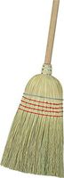 Carlisle 3685500 Flo-Pac Wood Handle Warehouse Broom, Corn Blend Bristle, #34 and 56" Length (Pack of 12)