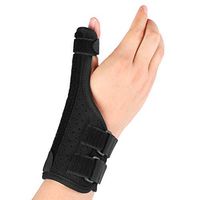 Thumb Spica Splint, Thumb Stabilizer Thumb Brace with Removable Splint and Adjustable Straps for Arthritis, Trigger Thumb, Carpal Tunnel Pain Relief, Fits Left or Right Hand