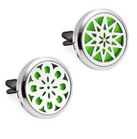 Car Essential Oil Diffuser Vent Clip 2PCS Aromatherapy Diffuser with 20 Felt Pads