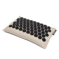 Acupuncture Pillow Organic Linen Cotton with Buckwheat Hull - Neck, Back & Shoulder Pain Relief - Promotes Stress Relief, Relaxation and Headache Relief