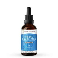 Tribal Cough-Ease Alcohol-Free Extract, Tincture, Glycerite Lobelia, Cinnamon, Peppermint, Ginger, Elderberry, Slippery Elm. Cough Formula (2 FL OZ)