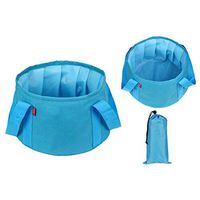 Erholi Outdoor Portable Ultra-light Camping Wash Basin Foldable Basin Bucket Buckets