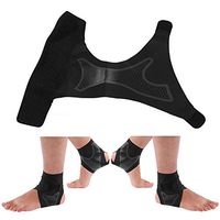 Aosiyp Ankle Support Brace, Ultra-Thin Breathable Stabilizer Strap Ankle Wrap Black Ankle Protector for Heel Pain Relief Sports Fitness Riding for Men Women(S-1 Pair)