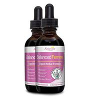 Balanced Femme Natural PMS and Menopause Support for Hot Flashes with Black Cohosh - All-Natural Liquid for 2X Absorption