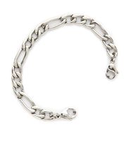 Medical Alert ID Stainless Steel Unisex Replacement Bracelet (6" (7.5 with tag))