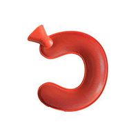 Cojoy U Shaped Rubber hot water Bag, Neck Hot Pack for relief Scapulohumeral Periarthritis Pain ,spine therapy Aid